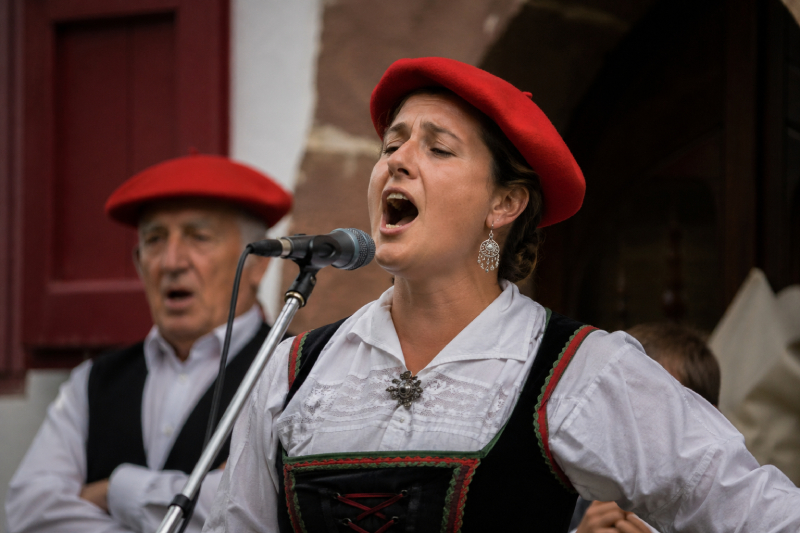Chorale basque en représentation
