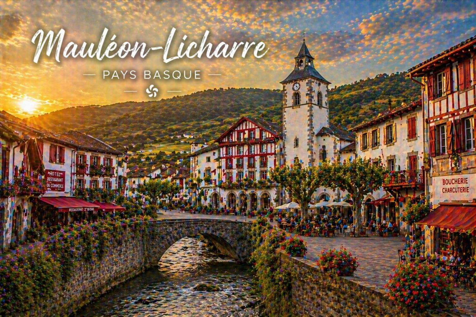 Mauléon-Licharre - capitale de la Soule et de l'espadrille basque