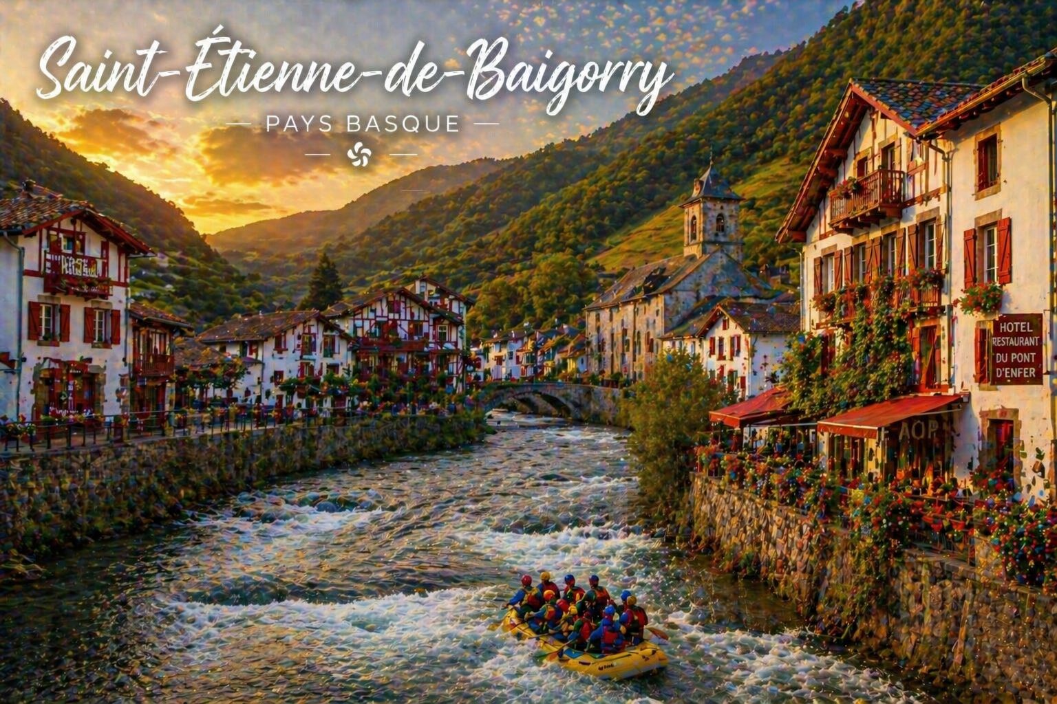 Saint-Étienne-de-Baïgorry - val de Baïgorry et vignes d'Irouléguy, Pays Basque