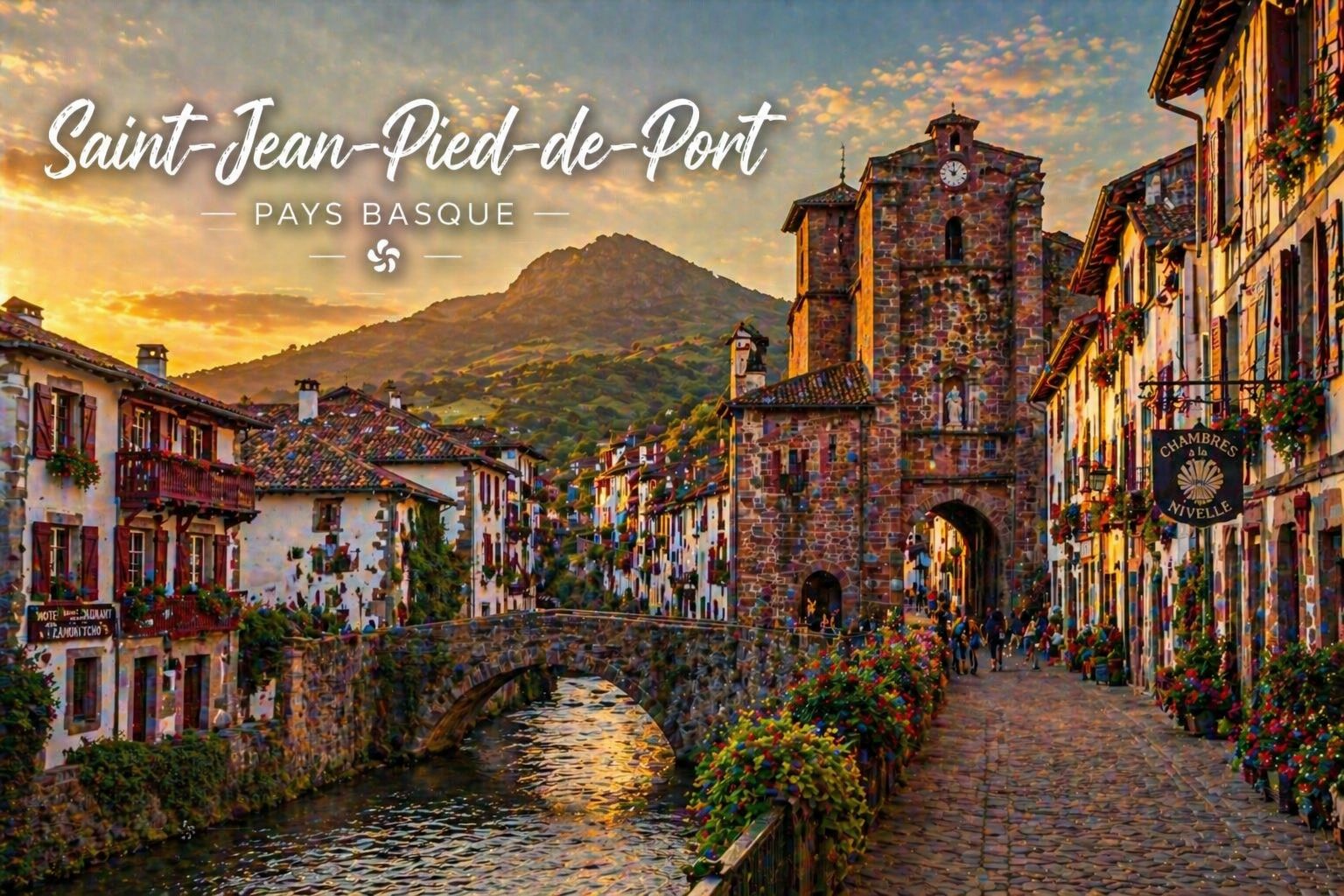 Saint-Jean-Pied-de-Port - citadelle Vauban et vieille ville, Pays Basque